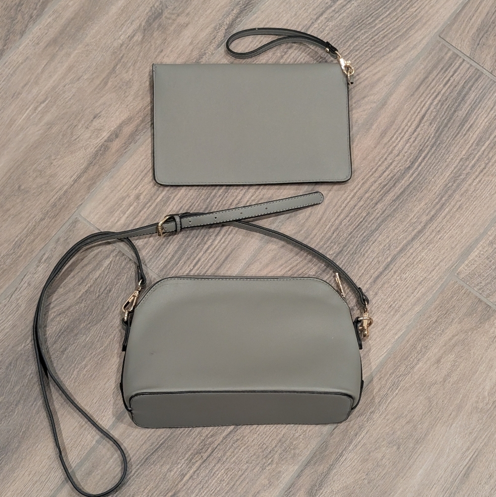 Lovevook Gray Crossbody Bag & Clutch - Picture 3 of 14